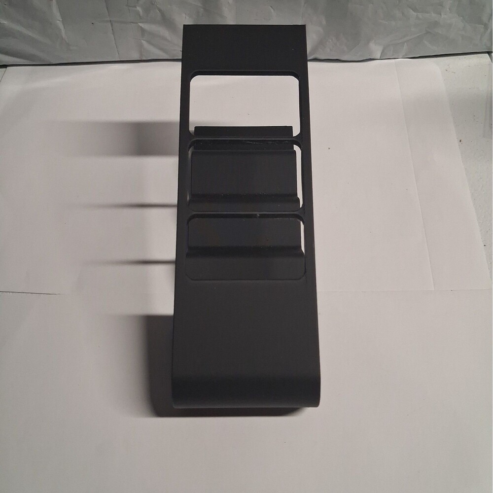 Black 3 Remote Holder Stand 3d Printed 3.5x8x3